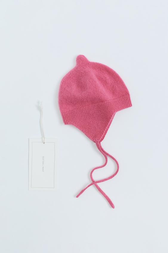 ZARA TIMELESS - 100% CASHMERE BONNET - Pink by Zara - Image 0