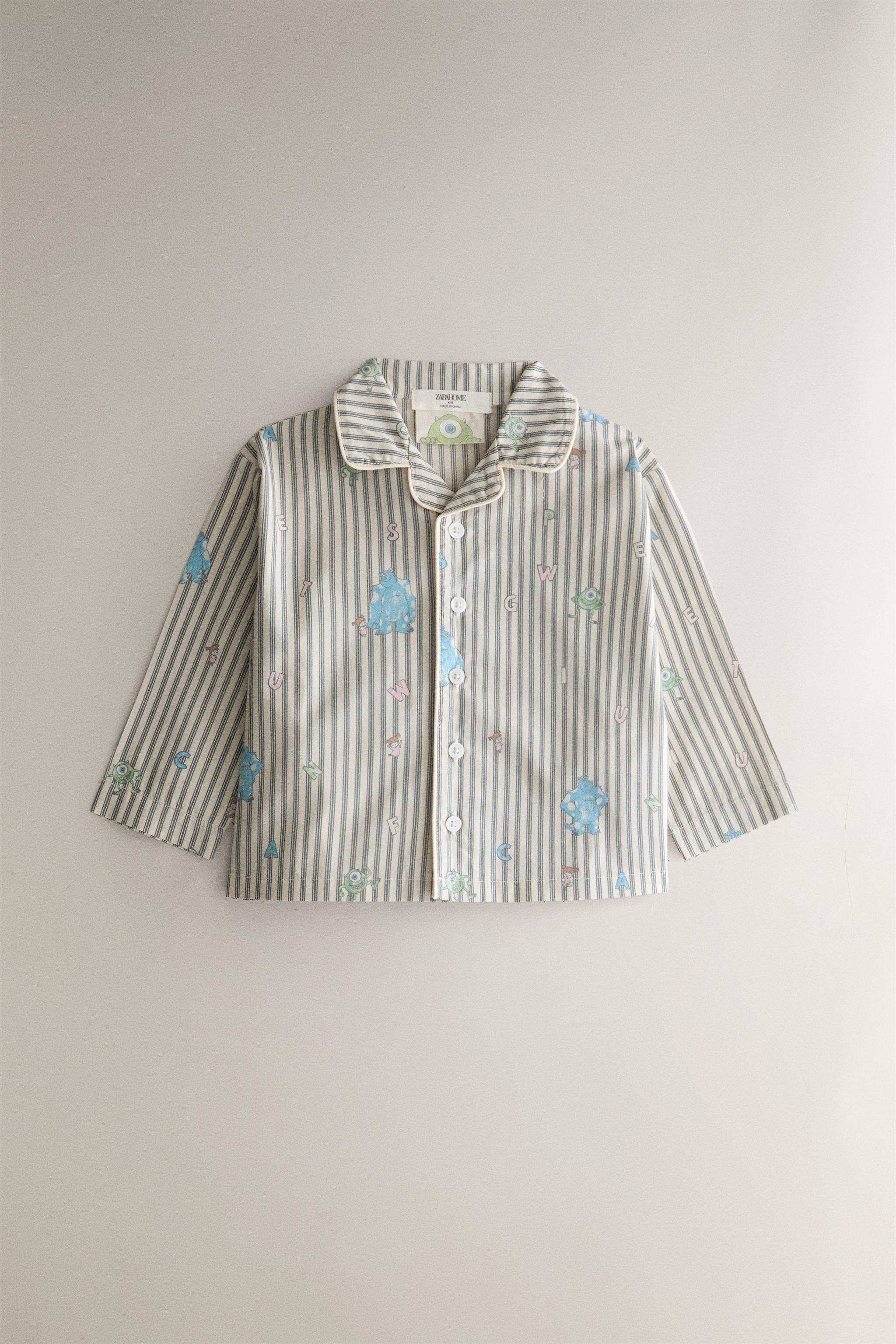 KIDS’ MONSTERS, INC. ©DISNEY/PIXAR POPLIN PYJAMAS — Grey / Natural