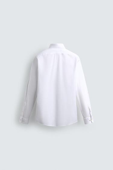 REGULAR FIT SHIRT - White by Zara - Image 1