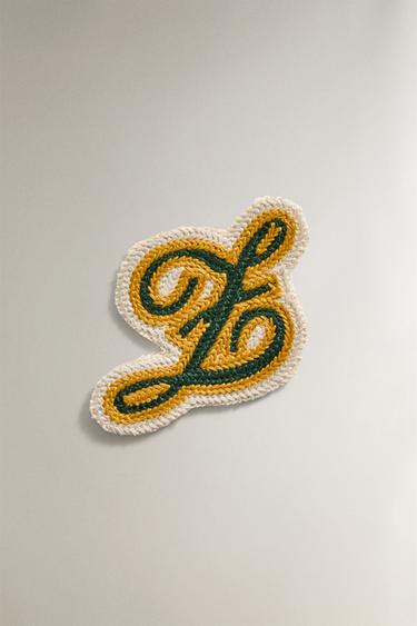 Zara COTTON LETTER Z PATCH - Multicolored - Image 0