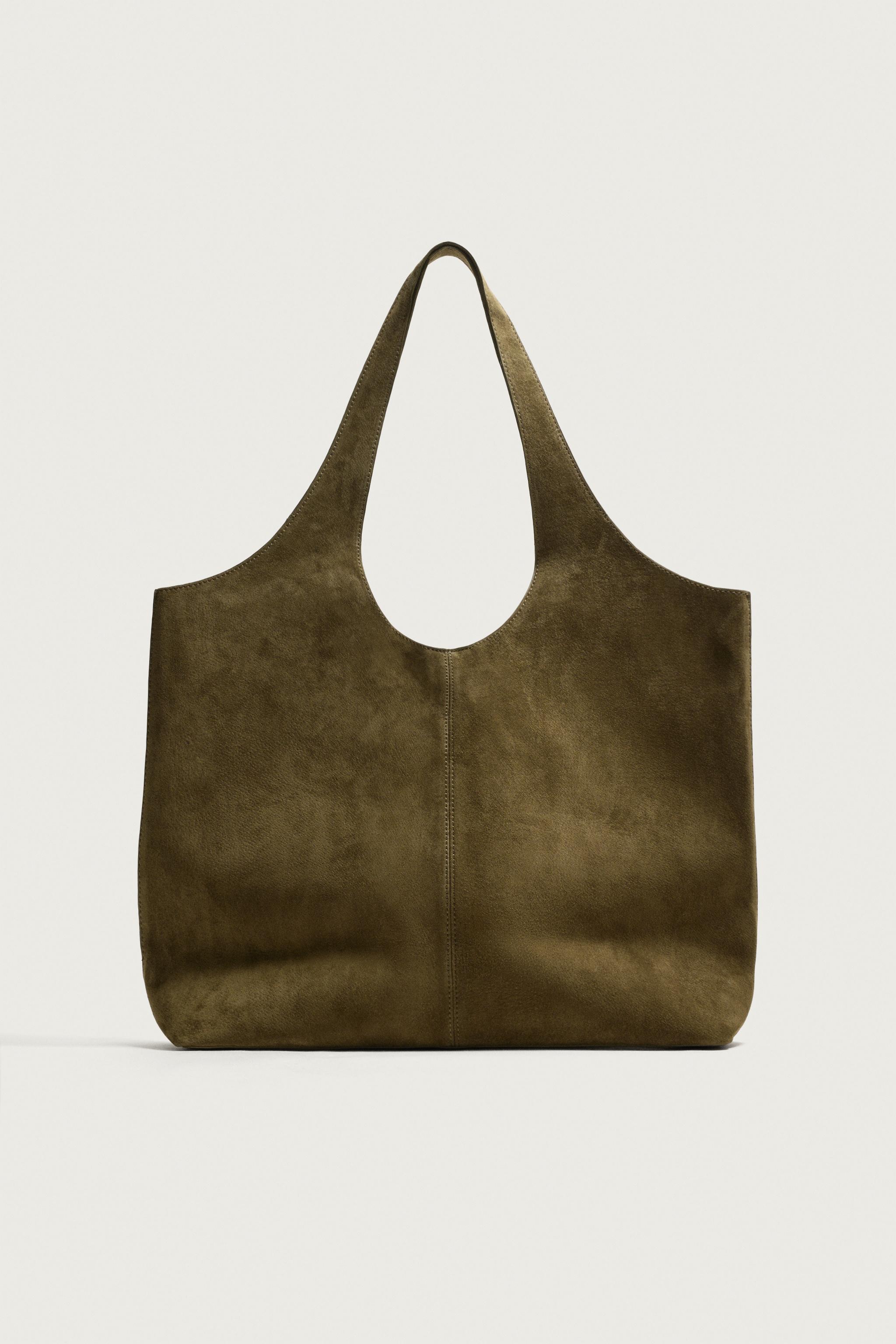 Мужские сумки Zara LEATHER SHOPPER — фото 3