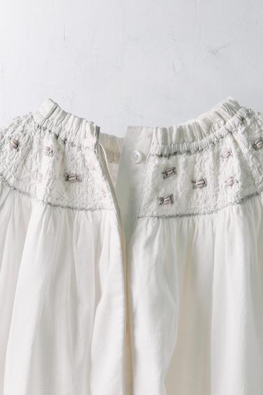 AGES 2-5/ LIMITED EDITION EMBROIDERED FLORAL DRESS - White by Zara - Image 2