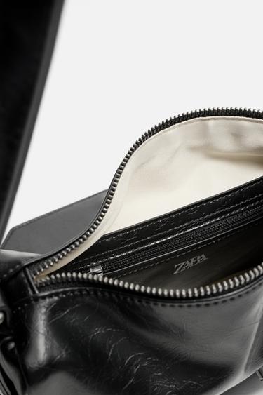 CROSSBODY BAG WITH CHAINS - Black by Zara - Image 5