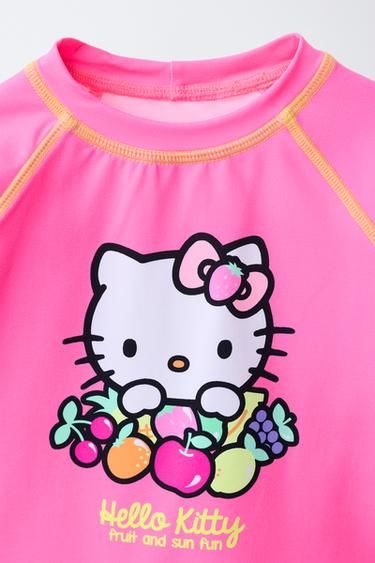 T-SHIRT DE BAIN HELLO KITTY © SANRIO - Fuchsia de Zara - Image 2