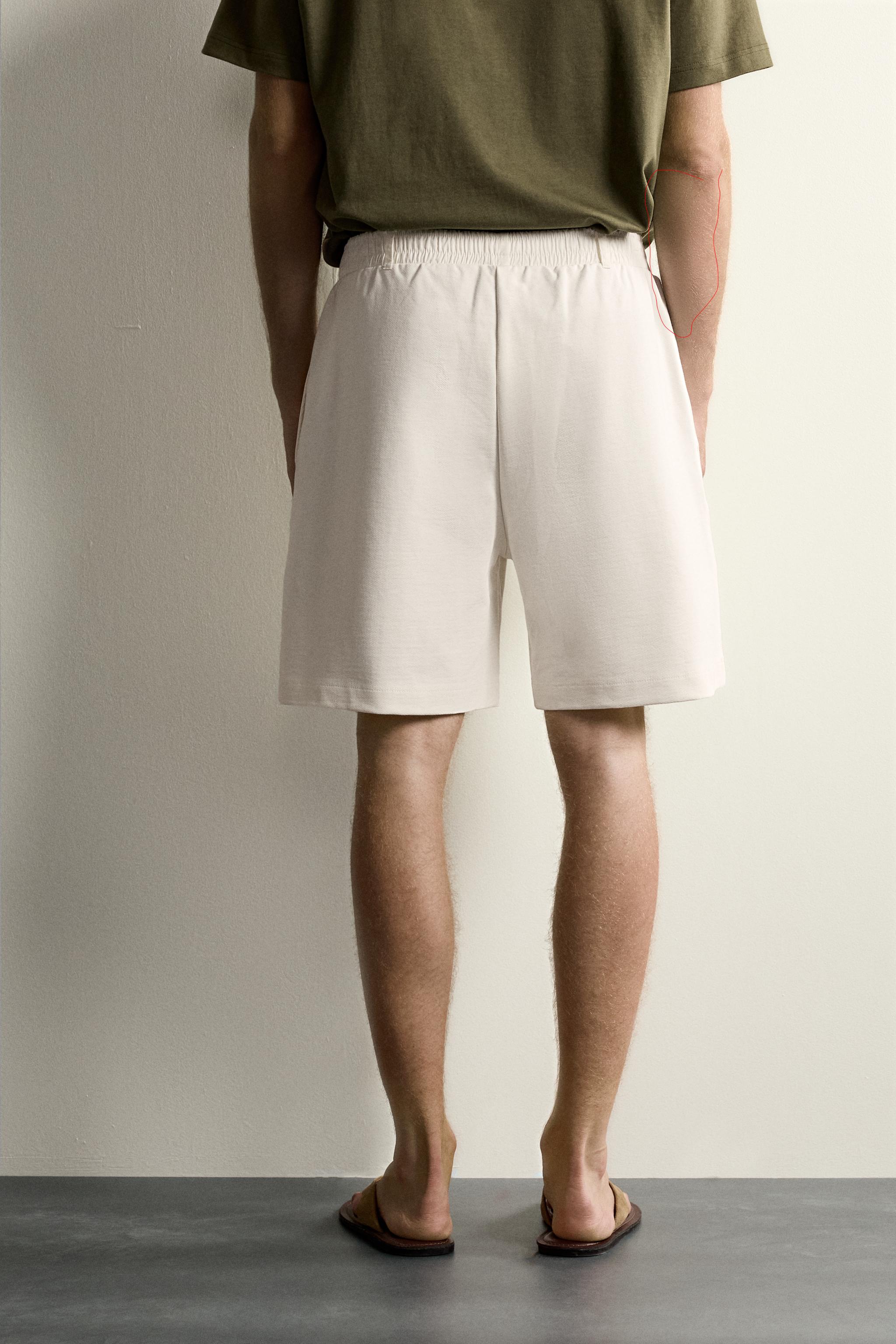 CONTRAST WAIST JOGGER SHORTS
