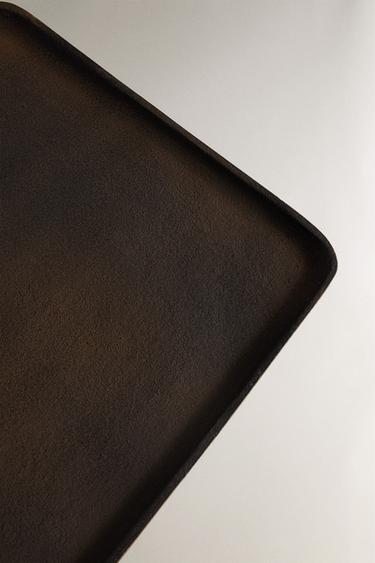 PLATEAU MÉTAL NOIR - gris anthracite de Zara - Image 2