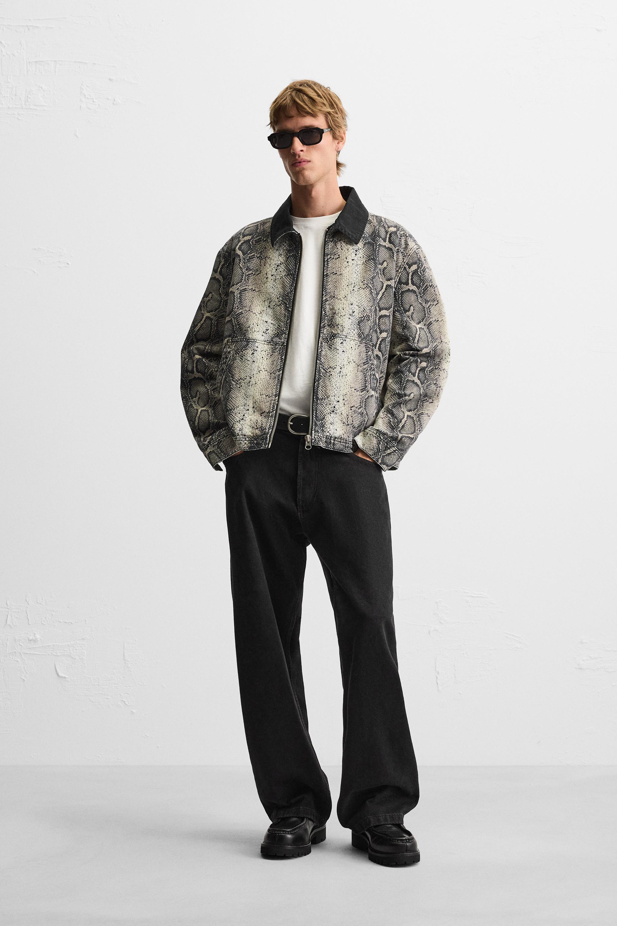 ANIMAL PRINT JACKET - Snake | ZARA United States