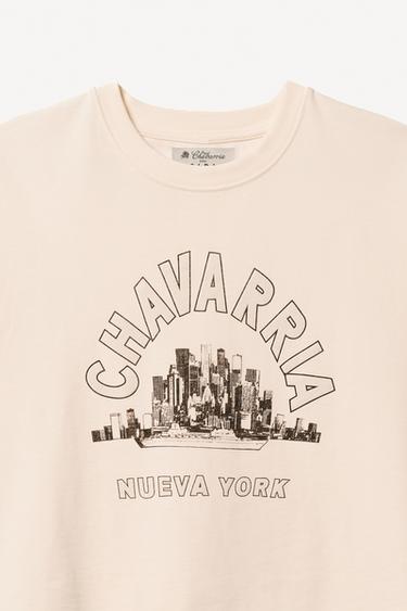 T-SHIRT À MANCHES COURTES WILLY CHAVARRIA X ZARA - Blanc cassé de Zara - Image 5