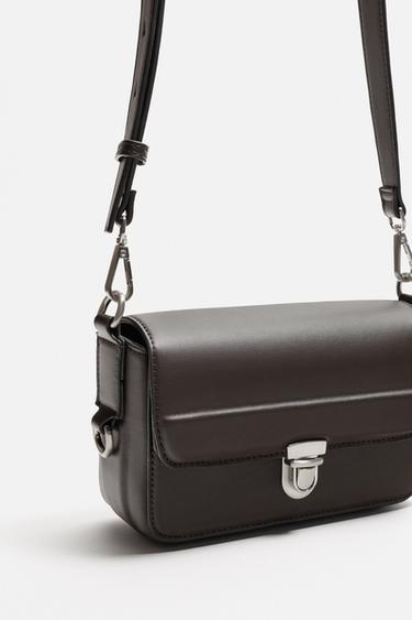 PLAIN CROSSBODY BAG - Brown by Zara - Image 4