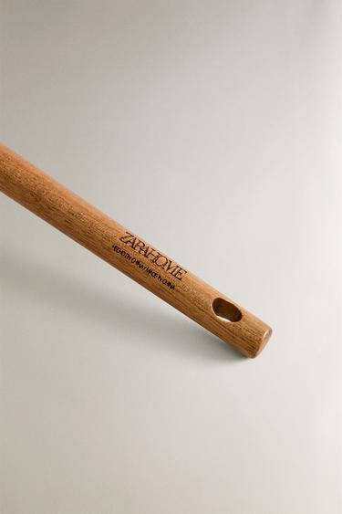 SILICONE AND WOODEN SPATULA - Cream by Zara - Image 3