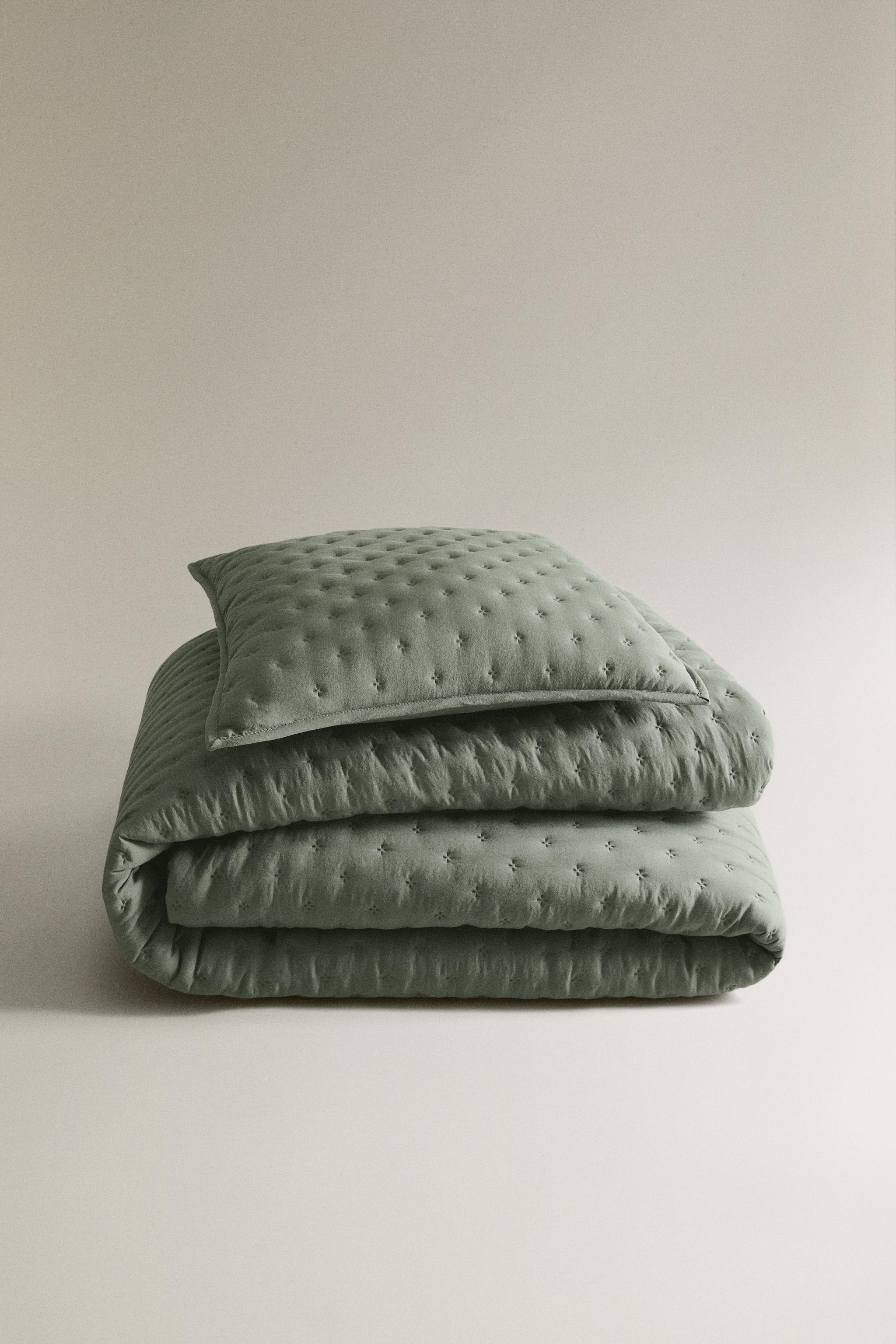 ZARA  ベッドカバー 未使用】ZARA HOME ベッドカバー ベッドスプレッド マルチカバー