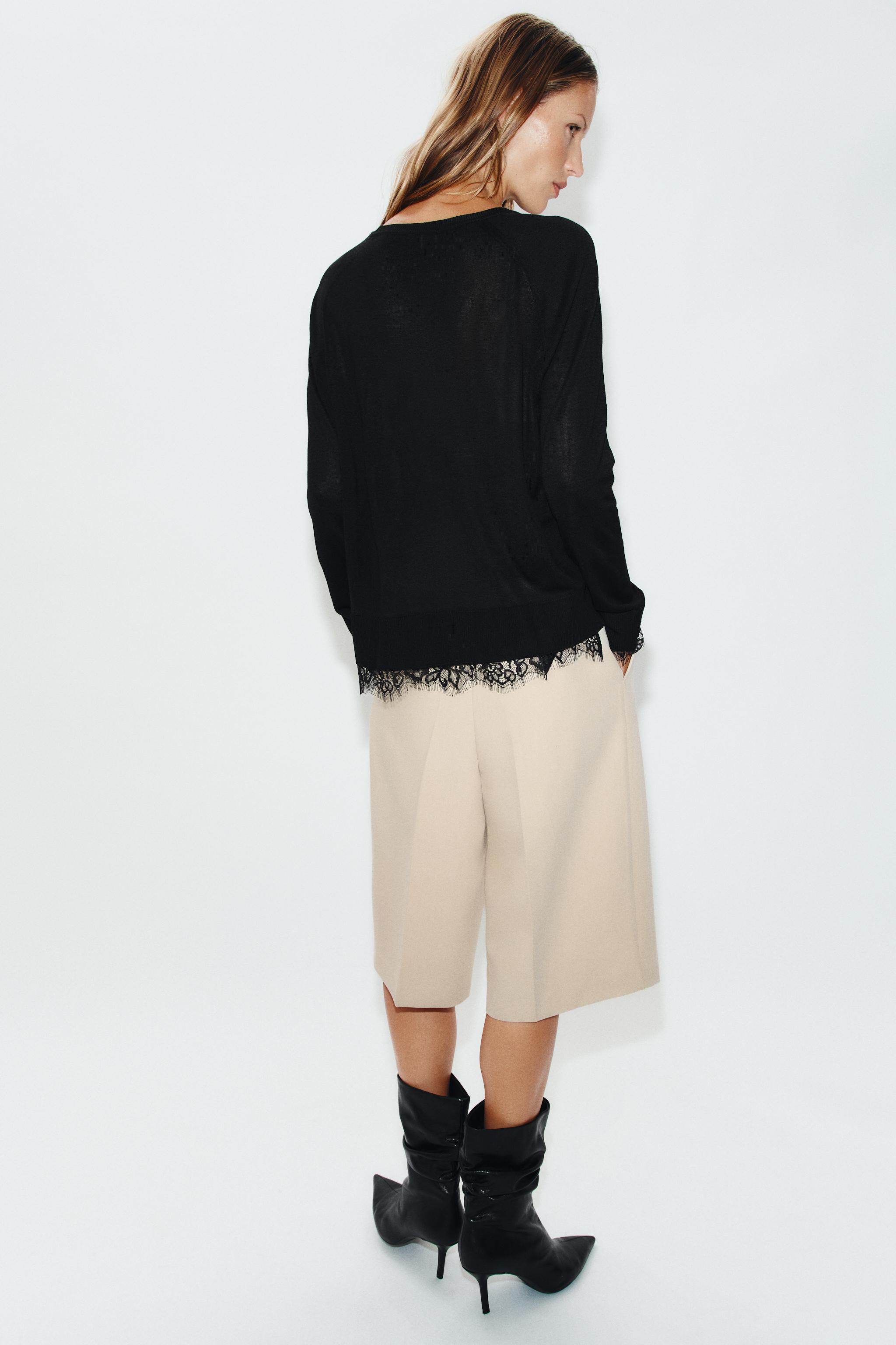LACE KNIT JUMPER