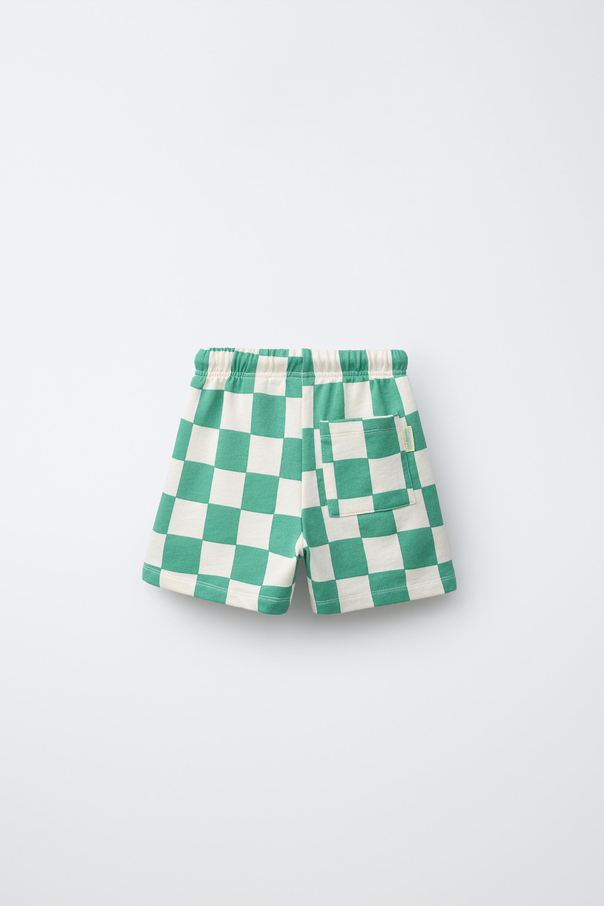 CHECKERBOARD SHORTS