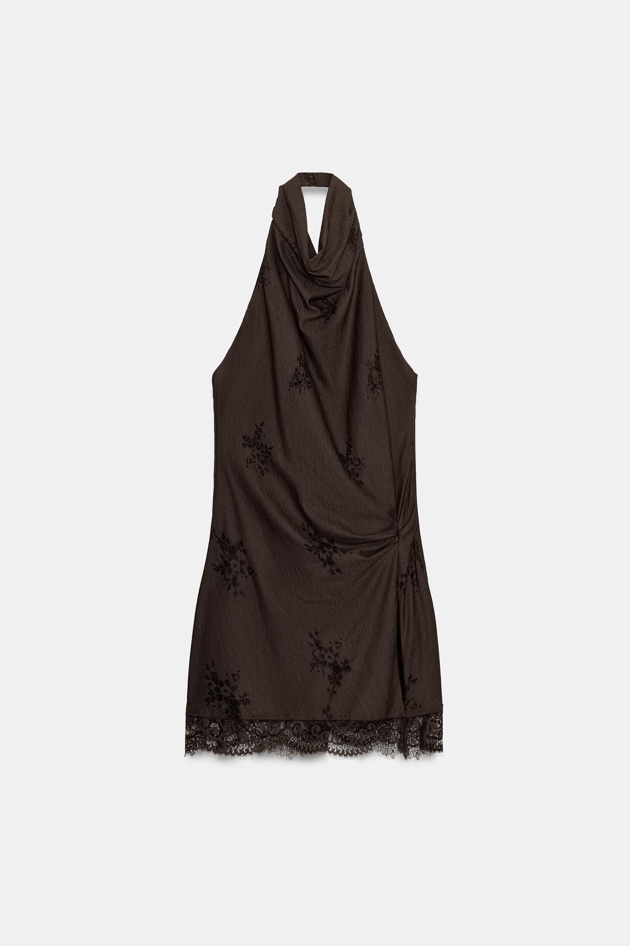 HALTER YAKA SLIP ELBİSE - Görsel 7