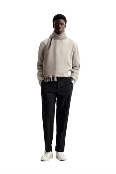 チェック テクスチャー ＴシャツベージュZaraのチェック テクスチャー Ｔシャツ - ベージュ 
