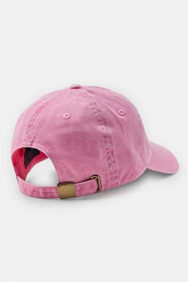 CASQUETTE EN SERGÉ UNIE - Rose de Zara - Image 1