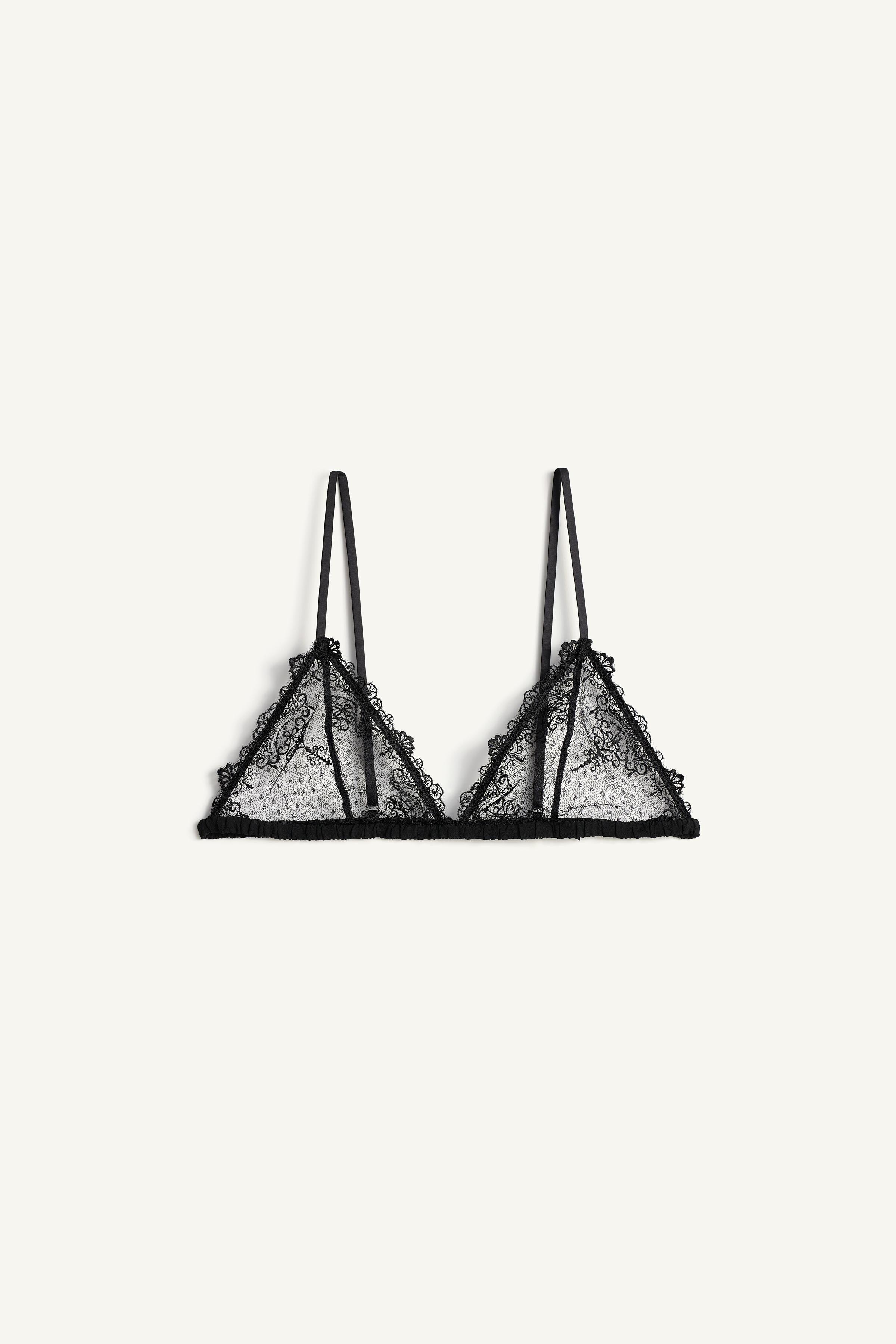 LIMITED EDITION LACE TRIANGLE BRA