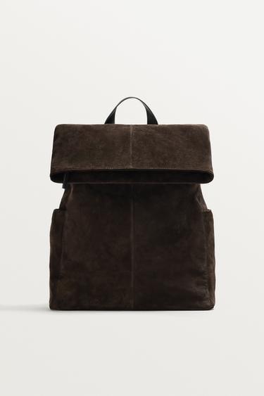 БЫЛҒАРЫ ҚАЛПАҚТЫ РЮКЗАК - Қоңыр Zara компаниясынан