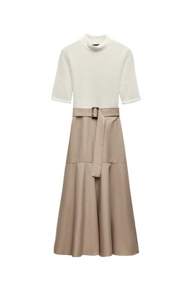 SOFT BELTED DRESS