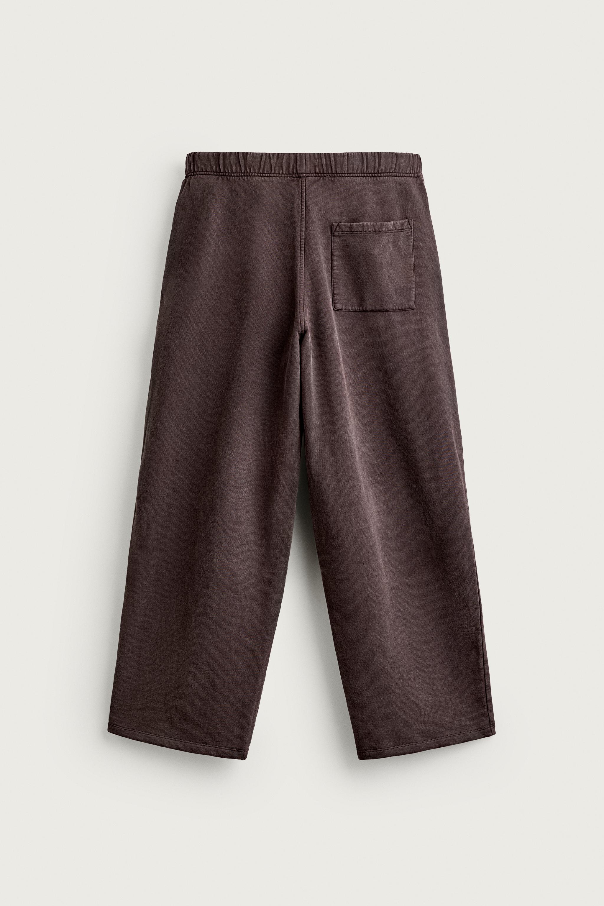 RELAXED FIT WASHED SWEATPANTS