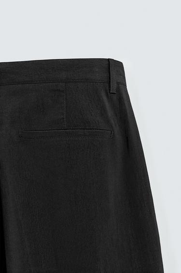 PANTALON FLUIDE DE COSTUME - Noir de Zara - Image 8