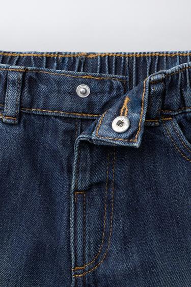 ACID WASH DENIM BERMUDA SHORTS - Brown-Blue by Zara - Image 2