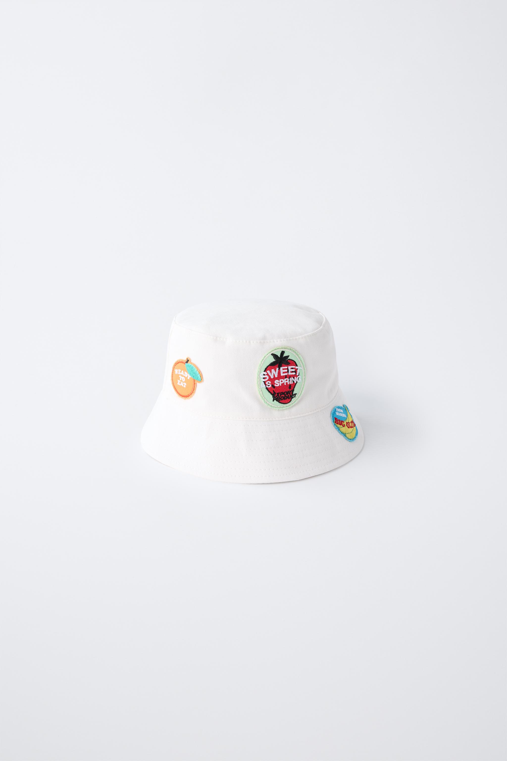 FRUIT PATCH BUCKET HAT - Ecru | ZARA United States