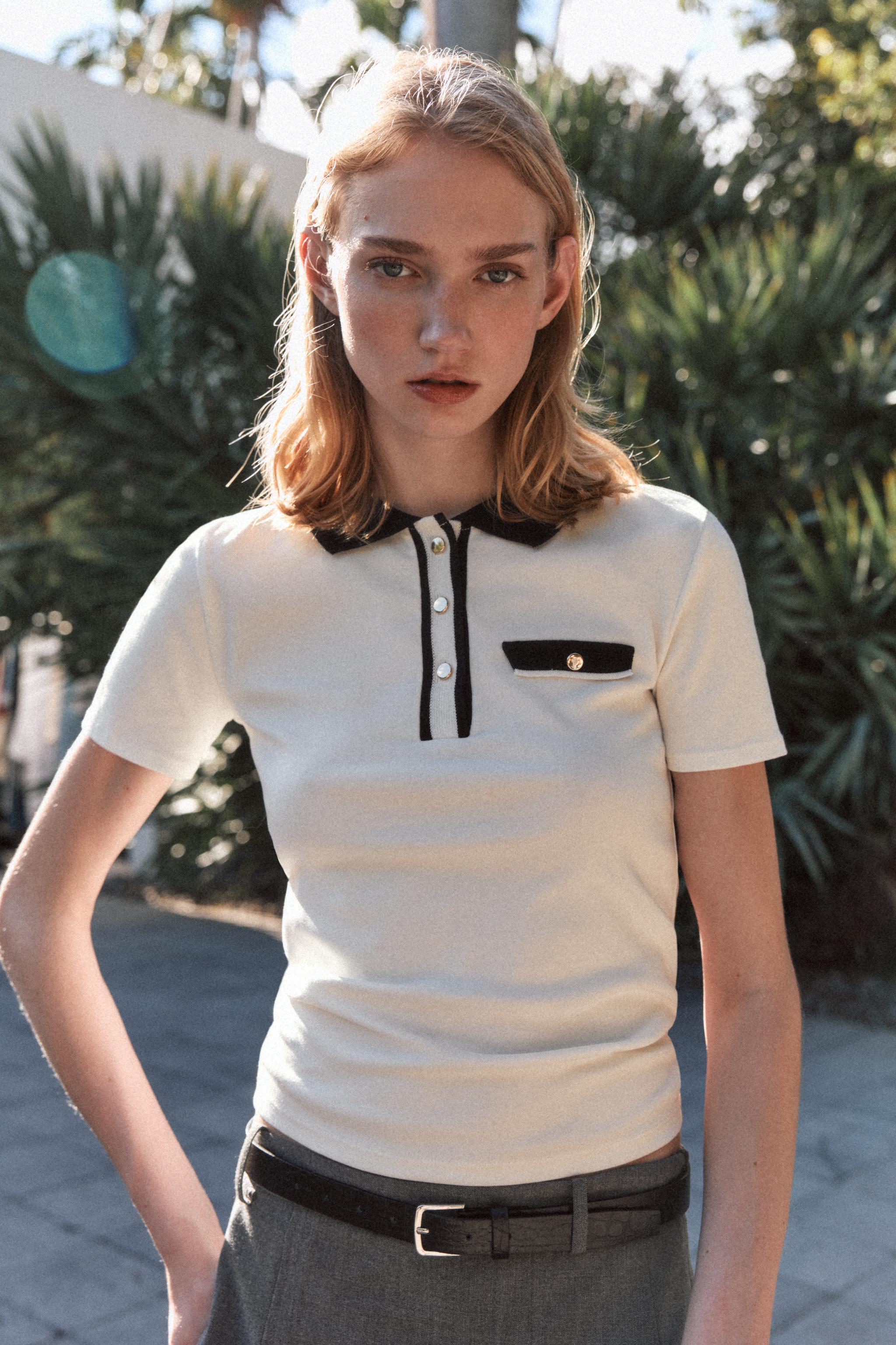 POLO SHIRT - Oyster-white | ZARA United States
