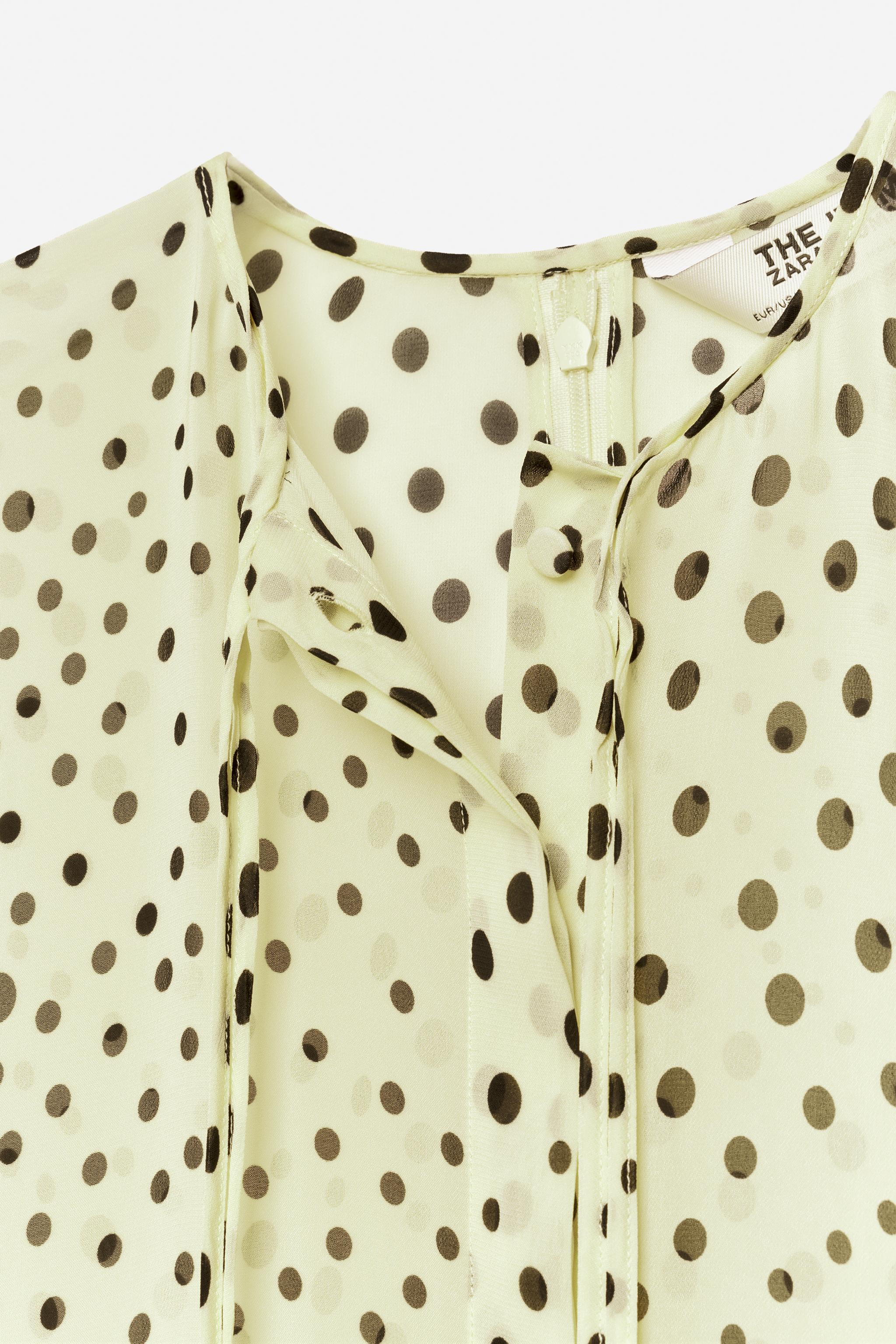 Женские платья Zara POLKA DOT DRESS - THE ITEM ZARA WOMAN — фото 10
