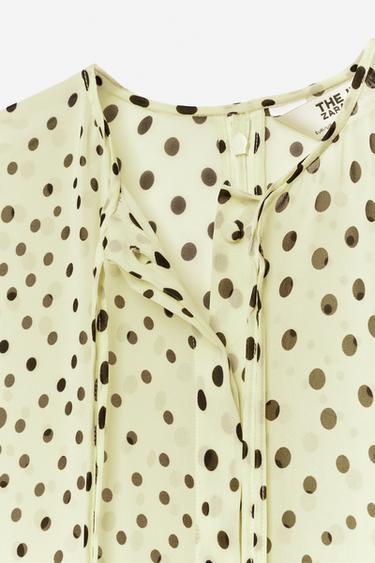 ROBE À POIS - THE ITEM ZARA WOMAN - Vanille de Zara - Image 9