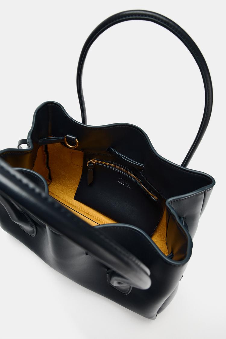Bolsa de ciudad fruncida 6