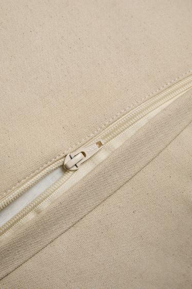 HOUSSE DE COUSSIN JUTE - Marron de Zara - Image 4