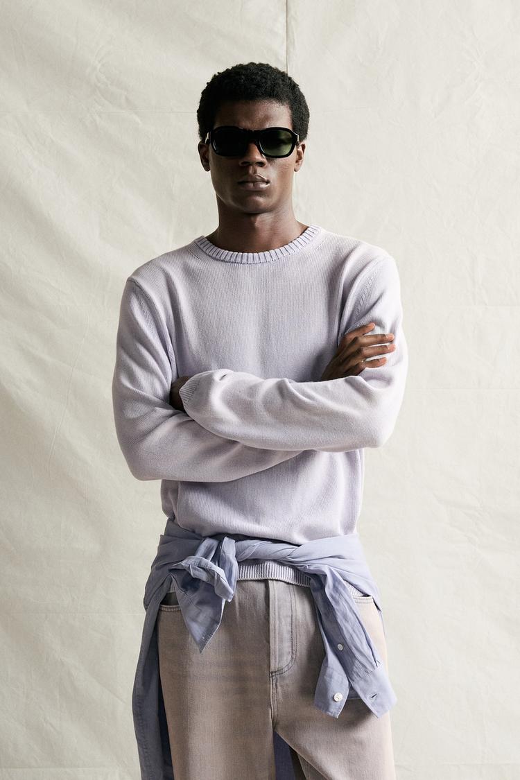 RELAXED FIT COTTON JUMPER