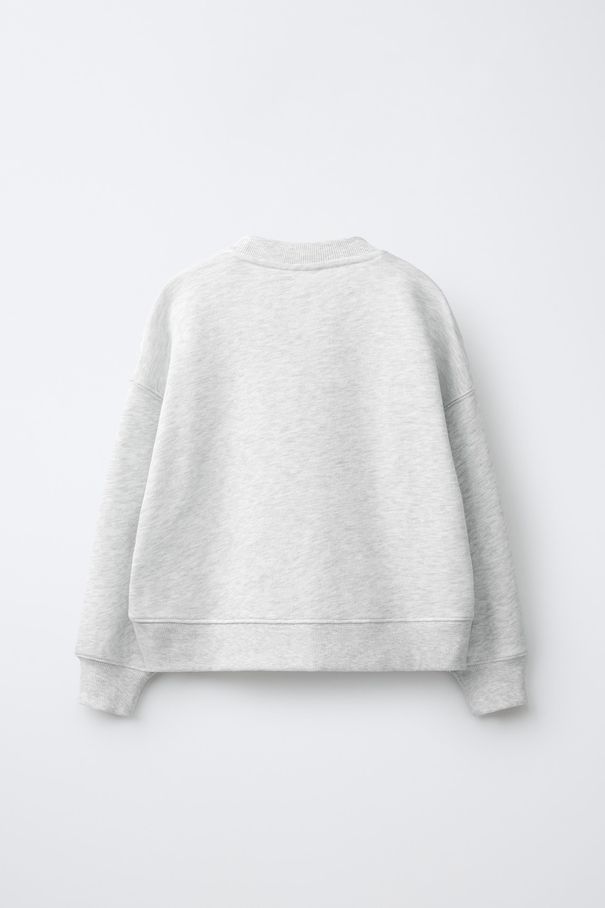 TEXT AND BEAR PRINT SWEATSHIRT