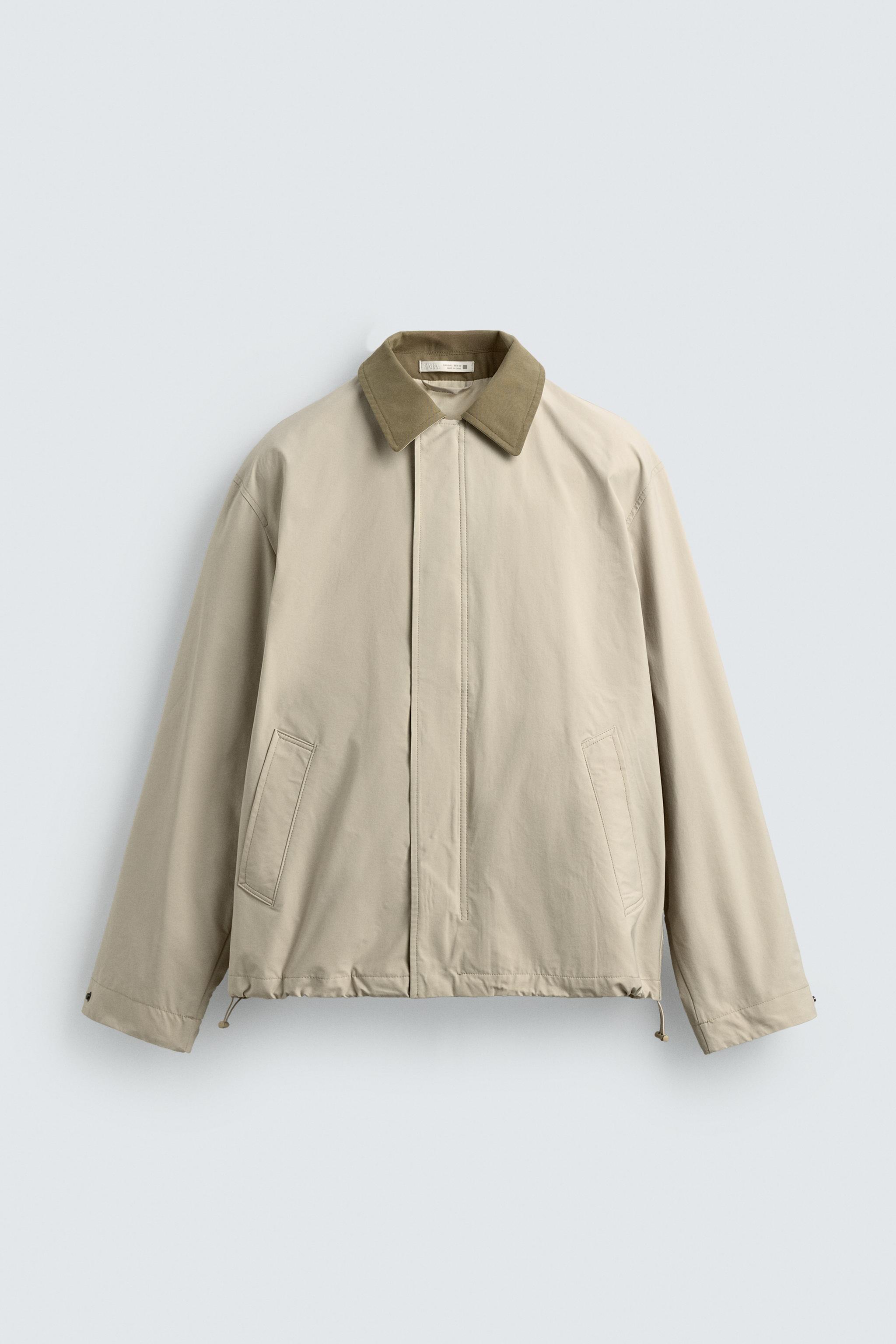 BLOUSON TECHNIQUE COL EN CONTRASTE