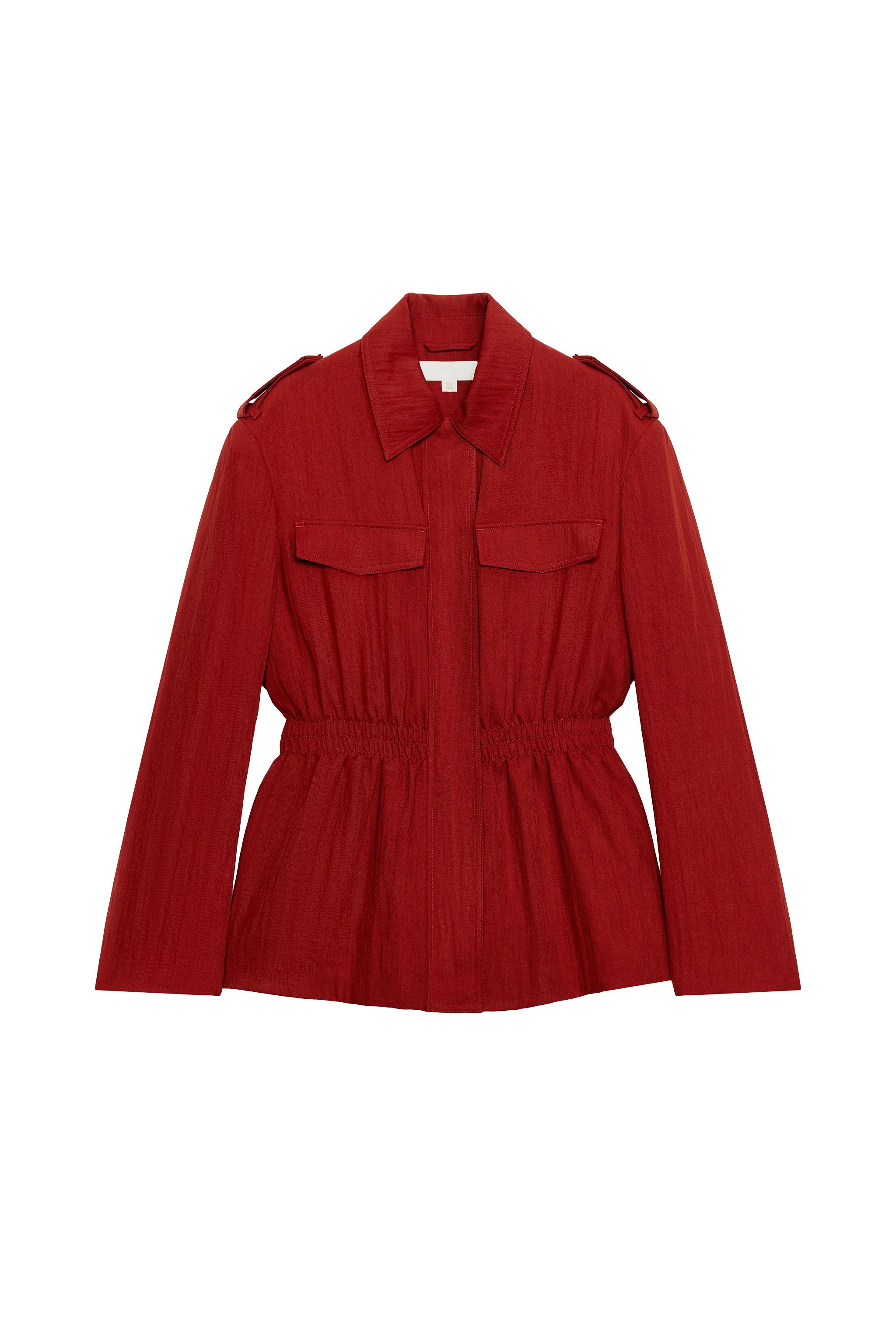 SAFARI JACKET WITH SHOULDER PADS