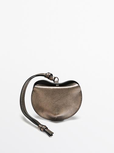 Zara Foldable nappa leather AirPods case - Silver