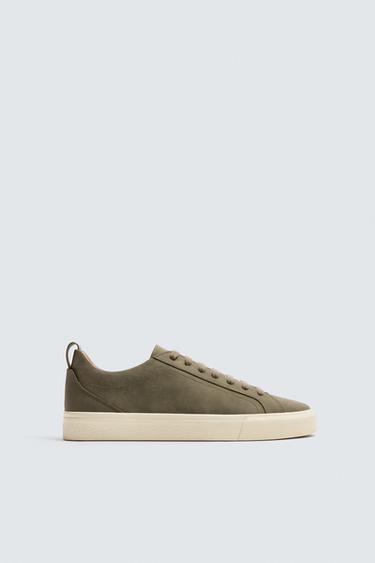 BASIC TRAINERS - Khaki Green by Zara