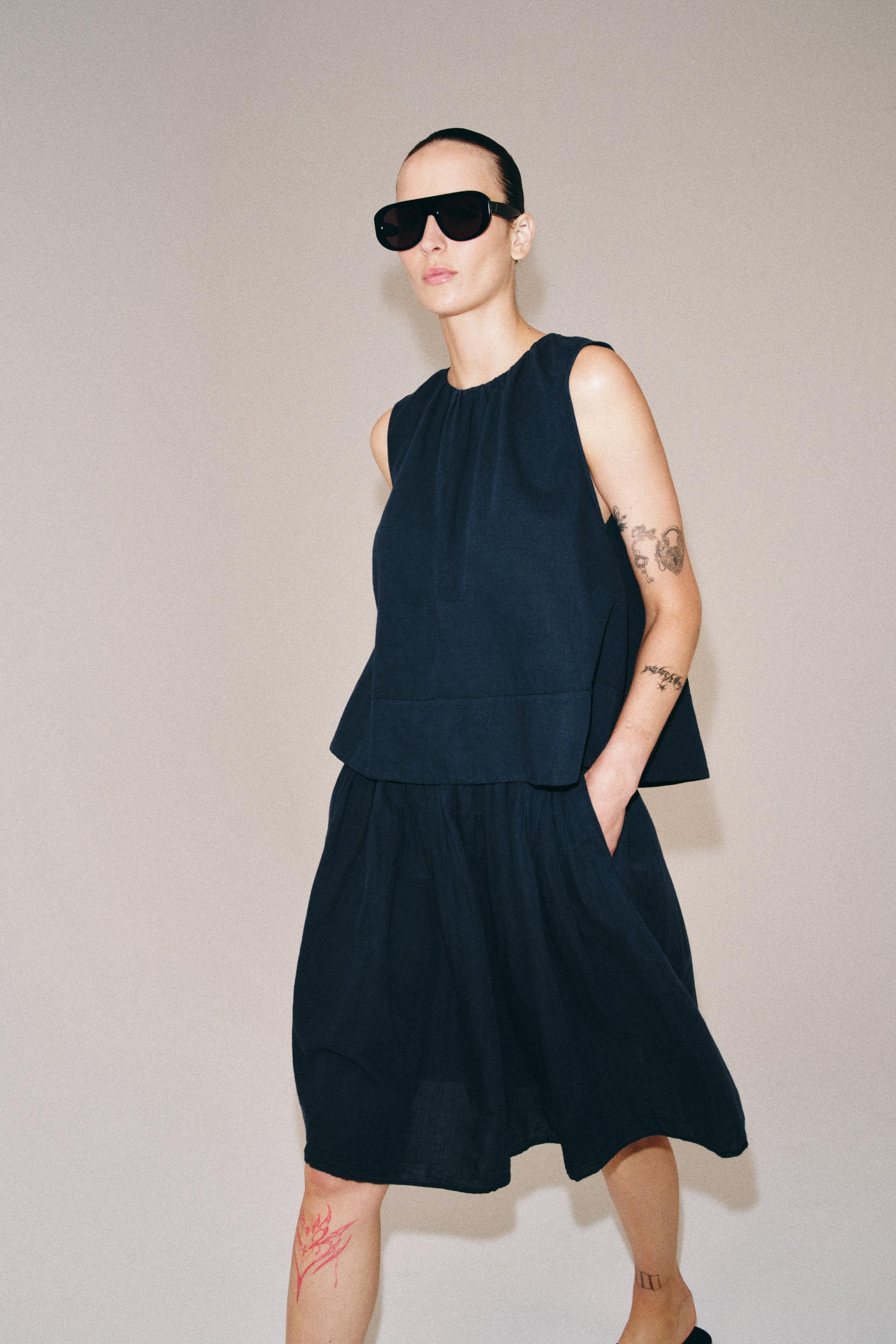 Zara ZW COLLECTION KETEN BLUZ görsel 2