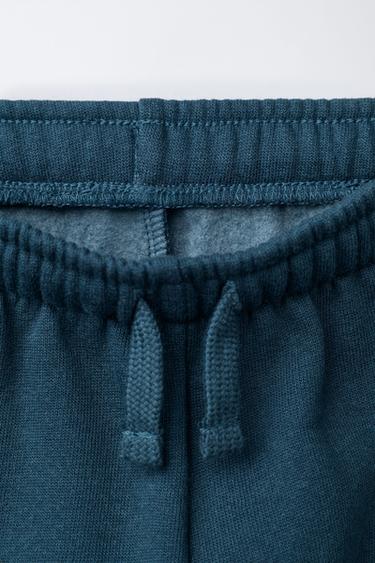 PANTALON DE JOGGING FLOCAGE MICKEY MOUSE © DISNEY - Bleu pétrole de Zara - Image 2