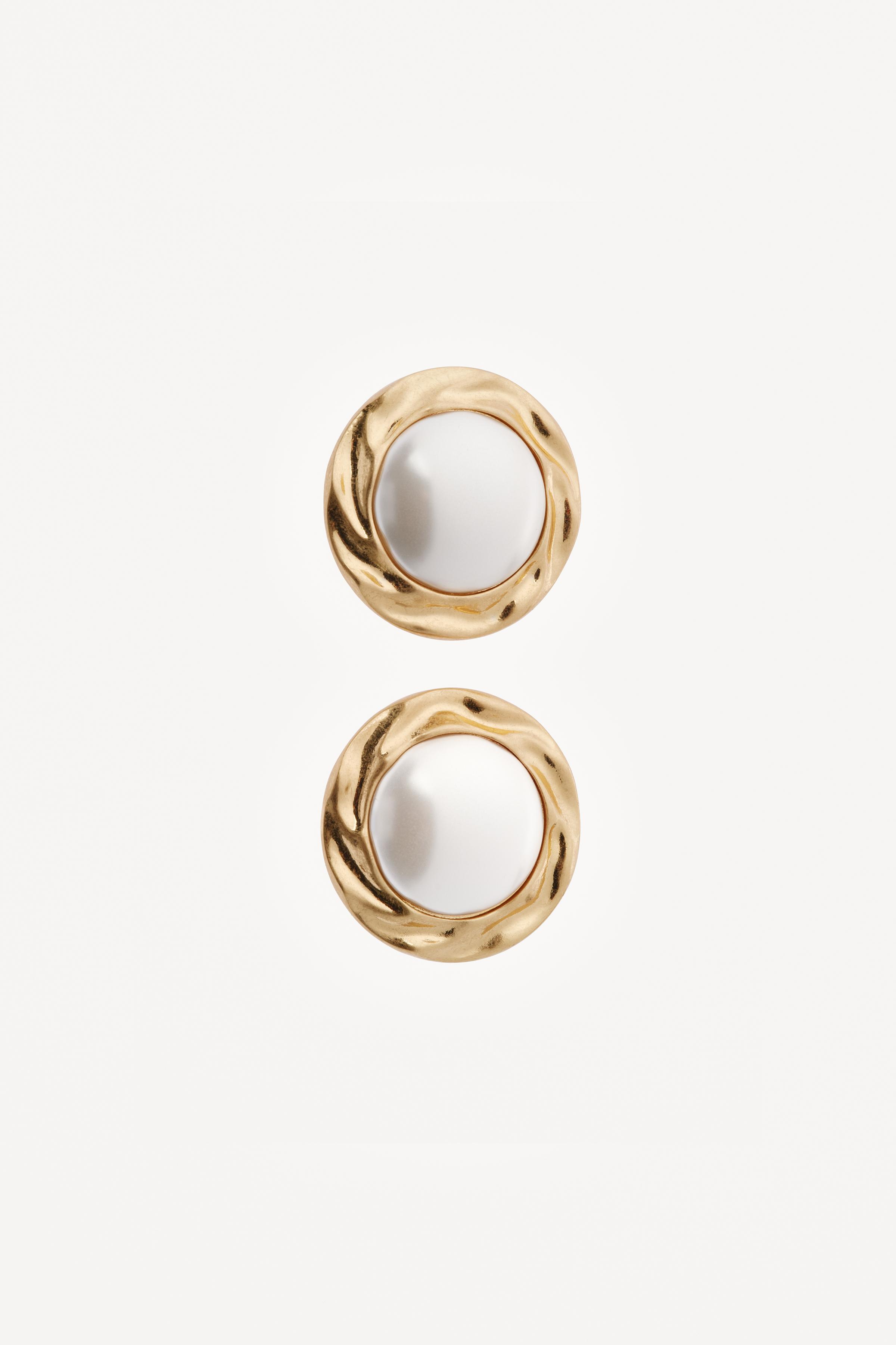 WILLY CHAVARRIA X ZARA MAXI PEARL EARRINGS