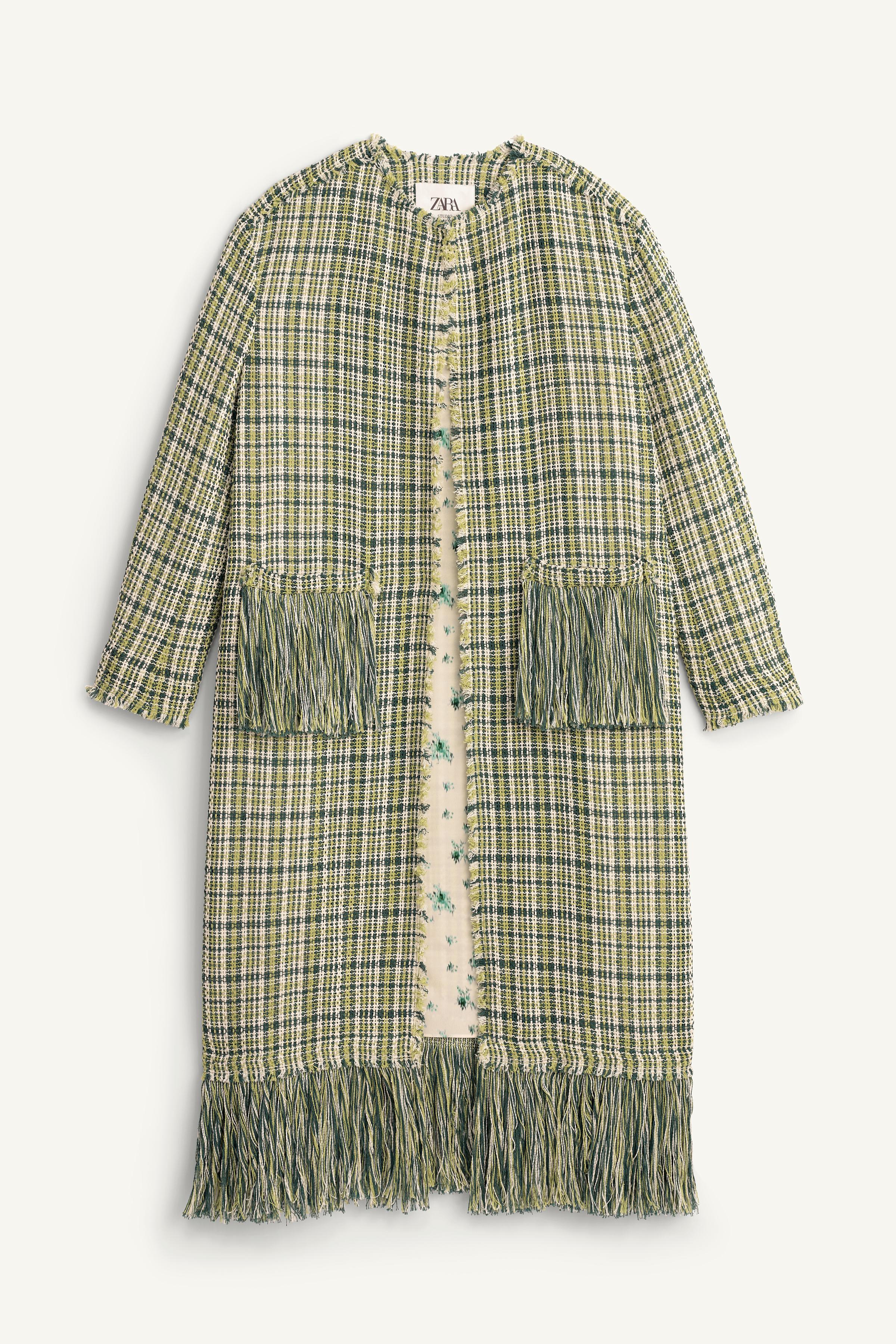 LIMITED EDITION FRINGED TEXTURED COAT