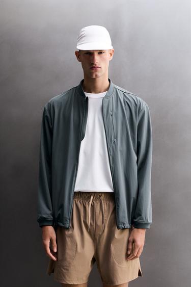 TECHNICAL TRAINING JACKET - Mid-blue by Zara