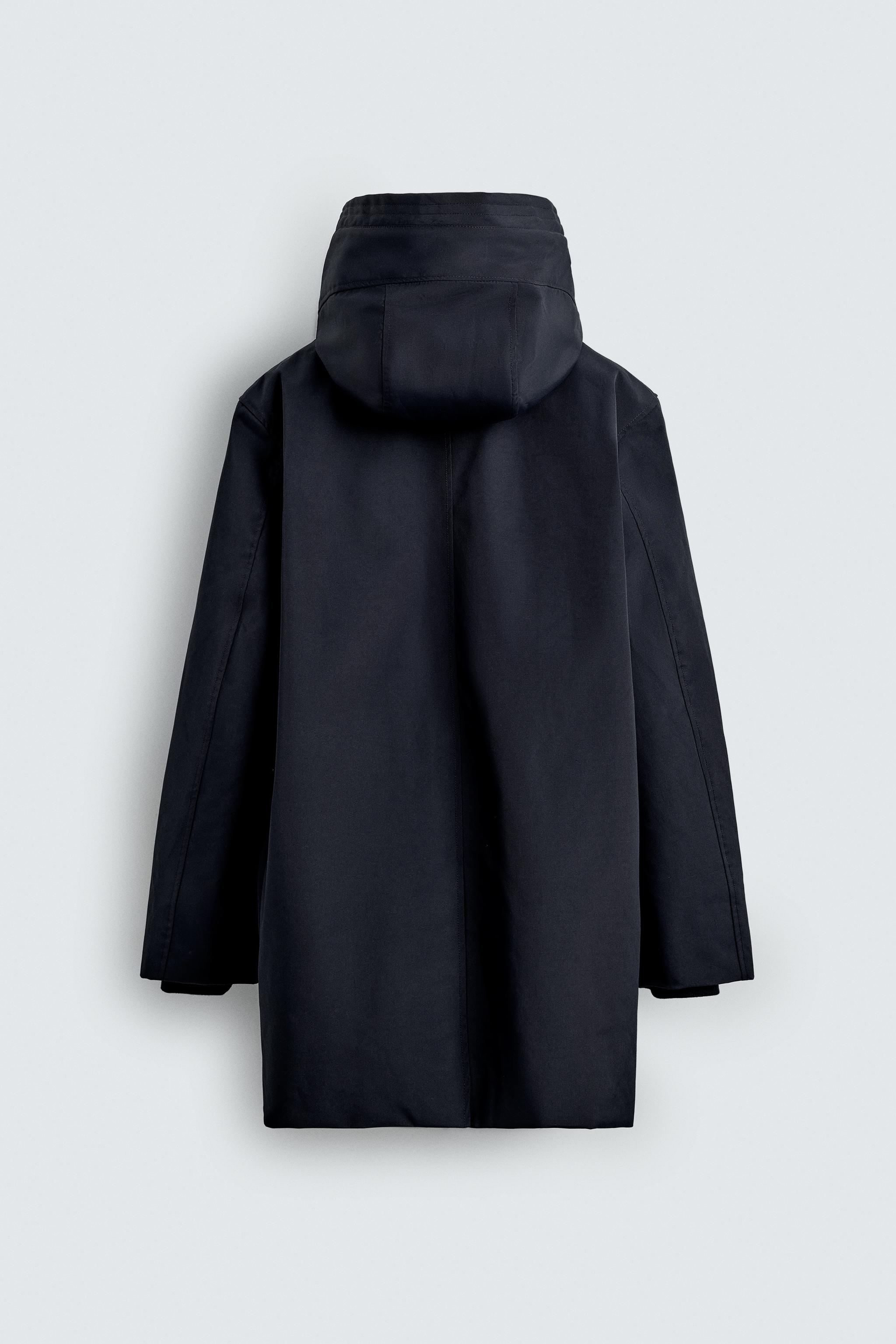 【新品】ZARA ウォーターレペレントテクニカルパーカ　 防寒　コート 新品】ZARA ウォーターレペレントテクニカルパーカ 防寒 コート