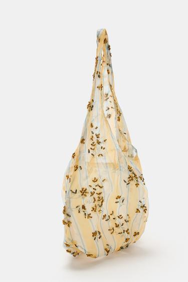 SAC IMPRIMÉ À DÉCORS - Jaune de Zara - Image 4