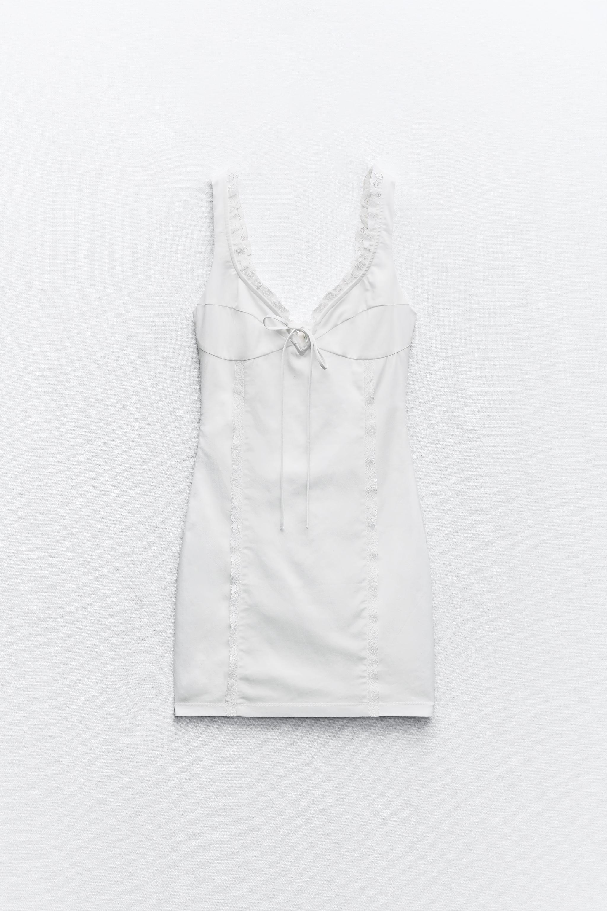 zara short lace dress