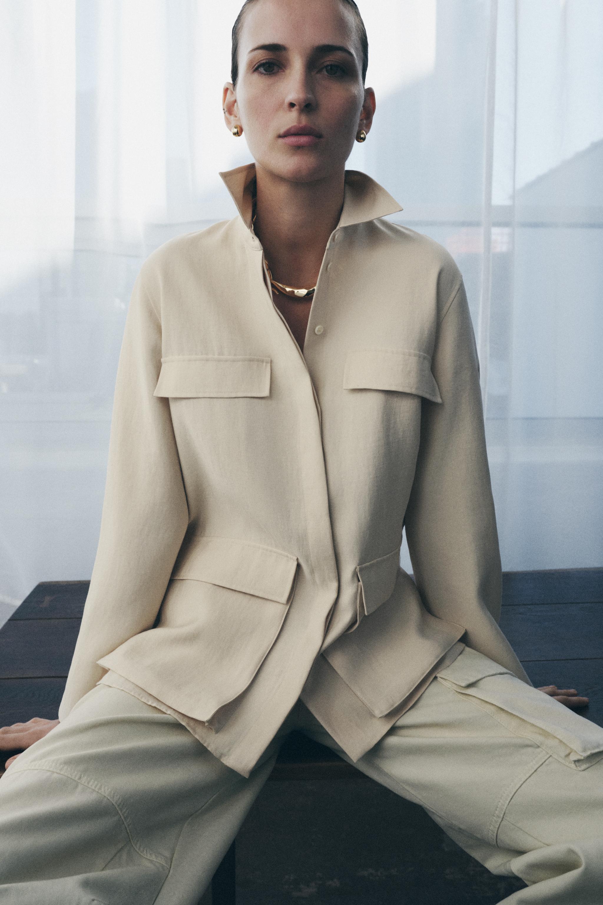 FLOWY POCKET SHIRT ZW COLLECTION