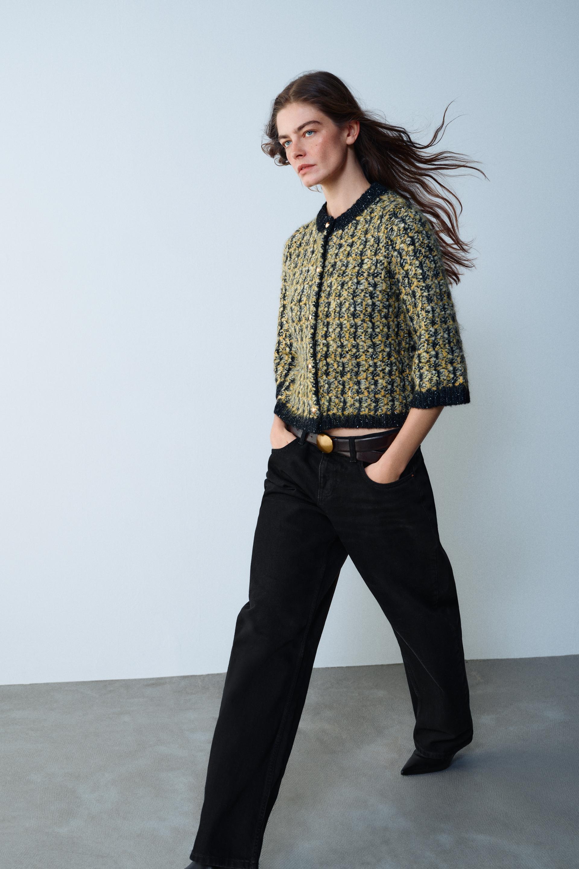 BRUSHED EFFECT CARDIGAN thumbnail 3