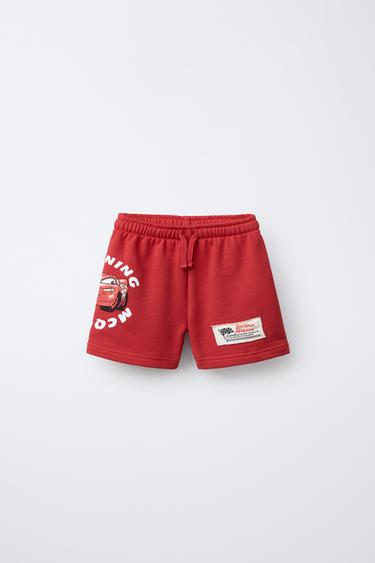 CARS LIGHTNING MCQUEEN © DISNEY BERMUDA SHORTS - Red by Zara