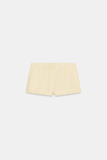 STRIPED POPLIN SHORTS - Printed by Zara - Image 4